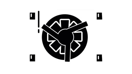 Poster - Dynamo car detail icon animation simple best object on white
