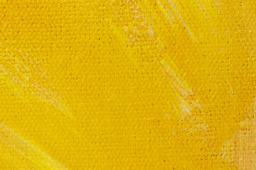 Poster - Textura de fundo amarelo com tinta.