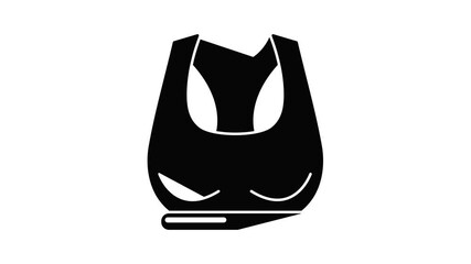Poster - Brassiere sport icon animation simple best object on white