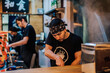 © ADDICTIVE STOCK - Male chef preparing dishes in cafe