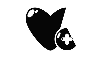 Poster - Like icon animation simple best object on white