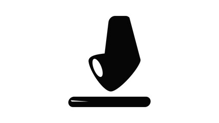 Poster - Download icon animation simple best object on white