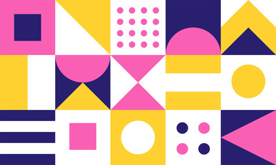 Wall Mural - abstract background. colorful geometric mural wallpaper. eps10 vector
