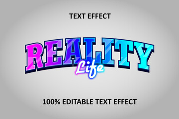 Aufkleber - Editable Text Effect RETRO BLUE SILVER PINK