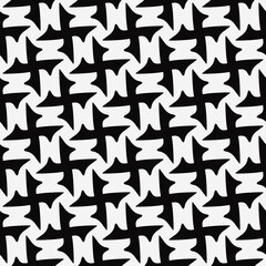Poster - Repeated crosses pattern. Vector seamless crosses ornament.