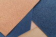 The background of the sandpaper surface, where the grains of sand on the sandpaper can be seen, and the difference in colors on the sandpaper indicate the fineness of the grains of sand.