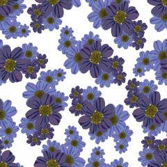 seamless pattern of purple petal for fabric and background design 