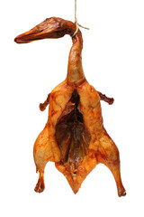 Poster - Peking Duck, China's most famous dish on white background