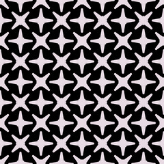 Poster - Seamless four sides shape repeated and make pattern. Vector.