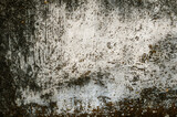 Fototapeta  - Tytuł: Porysowana, skorodowana tekstura, tło starego muru ogrodzeniowego. Kolory korozji w stonowanych odcieniach szarości.