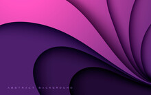 Purple Dimension Background Dynamic Papercut Composition