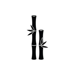 Wall Mural - bamboo logo icon design template vector