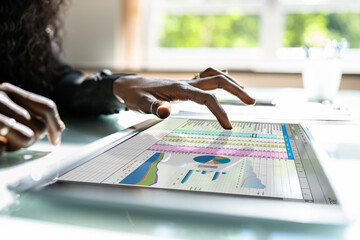 Poster - African American Spreadsheet Data Analyst