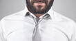 © andranik123 - Businessman wearing gray tie and white shirt.
