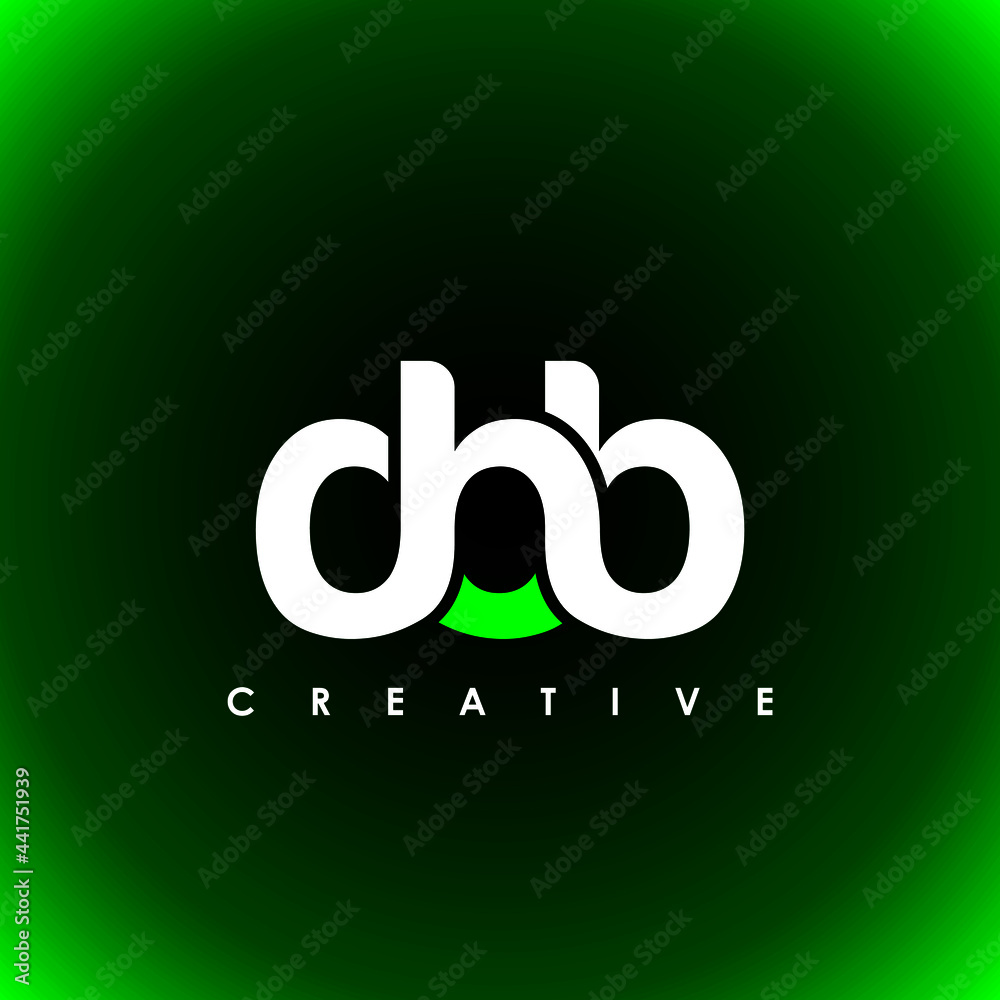 DBB Letter Initial Logo Design Template Vector Illustration Stock ...