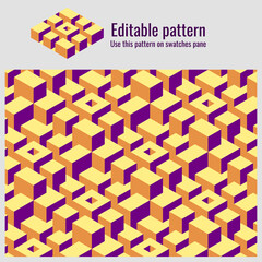 Aufkleber - Isometric pattern covers. Modern design. Cool colorful backgrounds. Applicable for Banners, Placards, Posters, Flyers. blue pattern. Eps10 vector template.