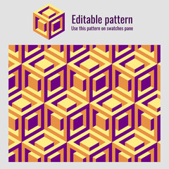Aufkleber - Isometric pattern covers. Modern design. Cool colorful backgrounds. Applicable for Banners, Placards, Posters, Flyers. blue pattern. Eps10 vector template.