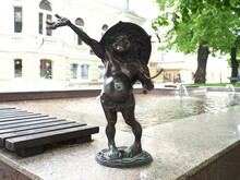 A Statue Of Dwarf, Zielona Góra Poland