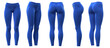 3D rendered ladies  leggings pants Blue