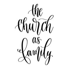 Wall Mural - the church as family