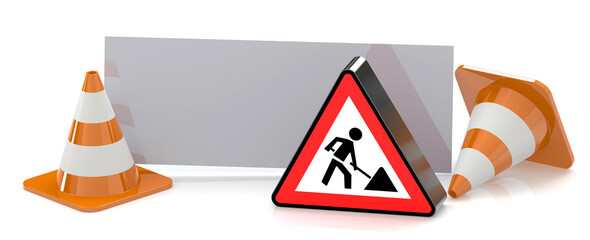 Wall Mural - Baustelle 2222