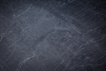 Wall Mural - Dark gray slate texture, abstract black background