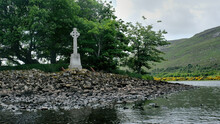 The Gravestone On Memorial Island, Loch Brora
