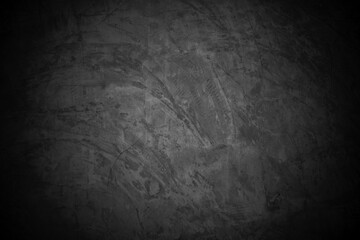 Old wall texture cement dark black gray  background abstract grey color design are light with white gradient background.