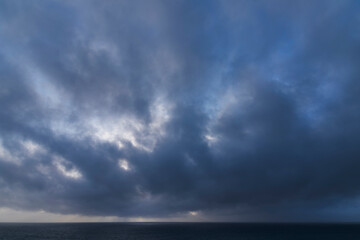 Wall Mural - stunning fine art landscape image of view from hartland quay in devon england durinbg moody spring s