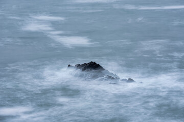 Wall Mural - stunning fine art landscape image of view from hartland quay in devon england durinbg moody spring s