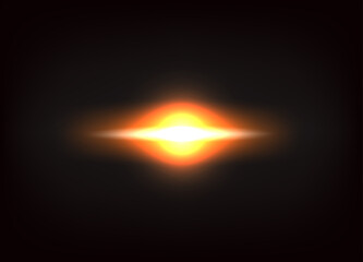 Poster - Bright flash effect on dark background