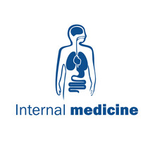 Vector Stylized Image Of Human Body Internal Medicine