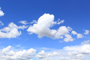 blue sky with clouds