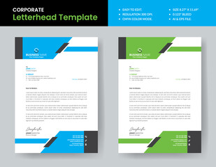 Wall Mural - New Style Letterhead Template Design Print Ready