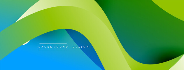Abstract overlapping lines and circles geometric background with gradient colors