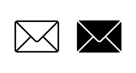 envelope icon, mail icon vector for web, computer and mobile app