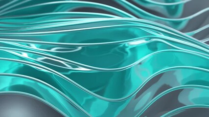 Wall Mural - glass waves, abstract background