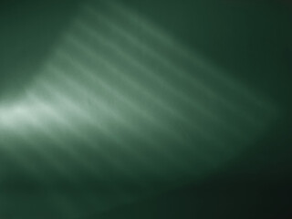 Poster - Green abstract background with rays of light