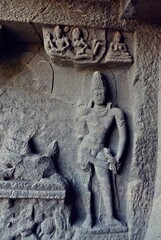 Wall Mural - Aurangabad Cave Temples, maharashtra,india