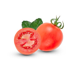 Tomato isolated on white background