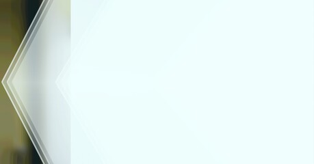 Poster - Composition of white copy space and translucent grey chevrons on grey background