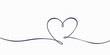 Hand drawn drawing heart love symbol