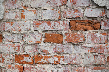 red brick wall