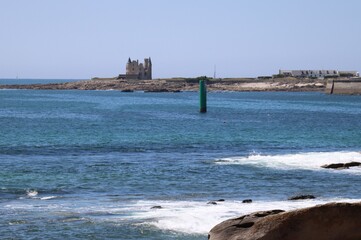 Poster - bay of Quiberon and the castle 