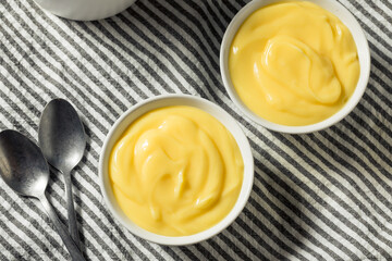 Homemade Yellow Vanilla Pudding