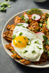 Sticker - Homemade Mexican Chilaquiles for Breakfast