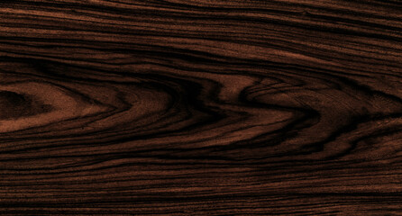 Wall Mural - Abstract dark brown crown cut walnut wood veneer texture high resolution