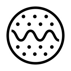 Wall Mural - white noise machine line icon. clipart image isolated on white background
