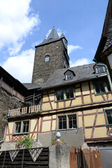 Poster - Turm des Markttores in Bacharach