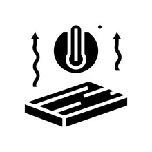 Thermal Insulation Mineral Wool Glyph Icon Vector. Thermal Insulation Mineral Wool Sign. Isolated Contour Symbol Black Illustration